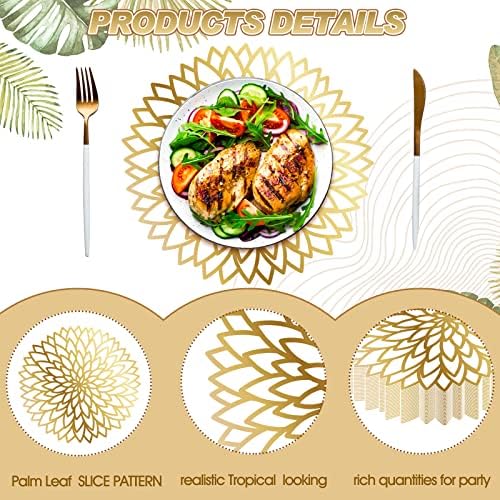 Sinmoe 100 Pcs Disposable Paper Placemats Bulk - Image 3