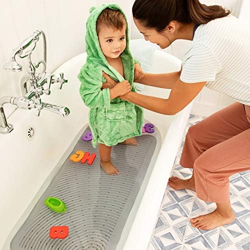 Munchkin Soft Spot Cushioned Non-Slip Baby Bath Mat, 36 x 17 Inch - Image 2