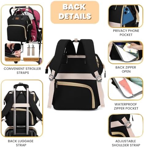 ROSEGIN Diaper Bag Backpack - Image 4