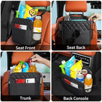 FrgKbTm 2Pack Car Seat Back Organizer, Waterproof Car Backseat Organizer - Image 3