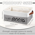 Marsui 1 Pcs TBR Basket Book Storage Bin Bookish Gifts - Image 3