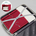 YOUDENOVA Hanging Closet Organizer and Storage, Dark Red - Image 7