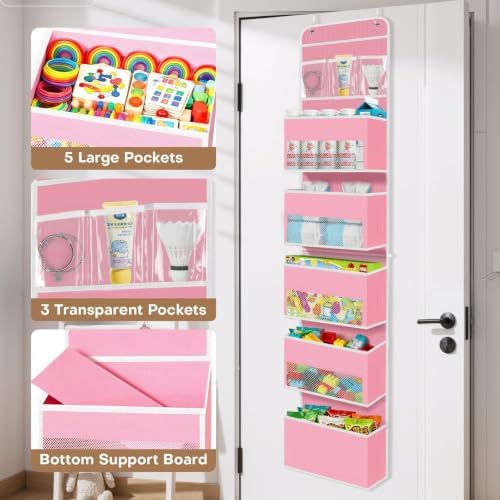 Over the Door Organizer, Large Pocket Hanging Storage - Image 4