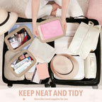 YOPCDJ 6PCS Clear Toiletry Bag, TSA Approved Travel Pouch - Image 6