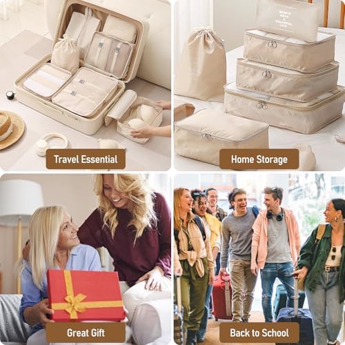 Packing Cubes for Travel 10 Set Luggage Organizer Bags - Image 7