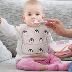 Waterproof Baby Bibs, 5 Pack Feeding Bibs - Image 7