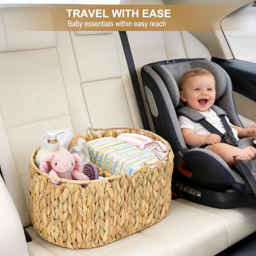 Water Hyacinth Diaper Caddy Organizer - Image 6