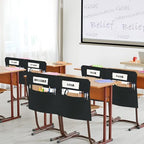 24 Pack Chair Pockets for Classrooms, 16 x 19 inch Pocket Chart Back of Chair - Image 4