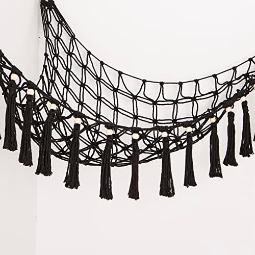 YKBU Stuffed Animal Toy Hammock Hanging- Macrame Toy Hammock - Image 5
