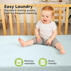 2pk Waterproof Crib Mattress Protector Cover Fitted 52x28 - Image 6