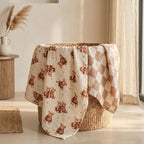 Muslin Swaddle Blankets for Newborn, Cotton Receiving Blanket - Image 5