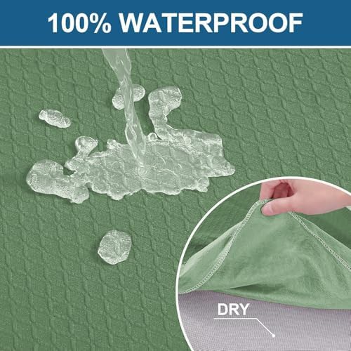 Smiry Waterproof Seat Covers for Dining Room Chairs - Image 3