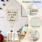 Nursery Playroom Baby Room Kids Room Wall Decor Gift - Image 7