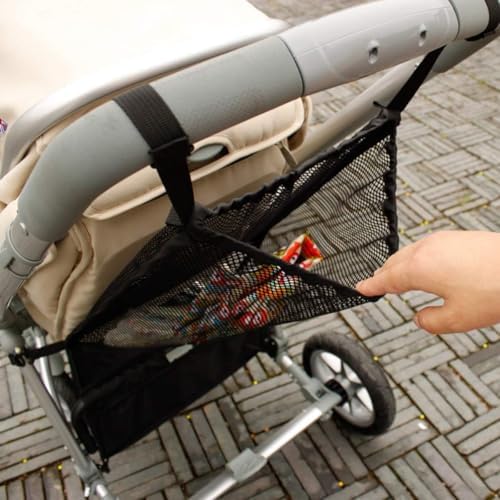 Universal Stroller Organizer, Universal Baby Stroller Hanging Mesh Pocket - Image 6
