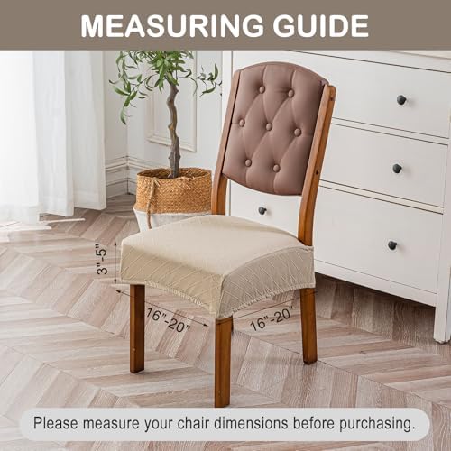 Genina Waterproof Chair Covers for Dining Room - Image 4
