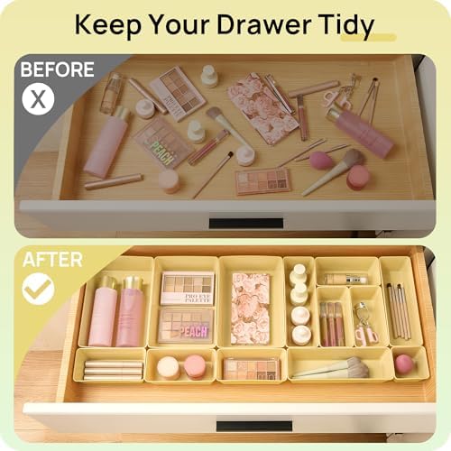 Vtopmart 25 Pack Plastic Drawer Organizers - Image 3
