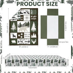 Hahafelt 3 Piece Patchwork Woodland Bear Elk Crib Bedding Set - Image 2