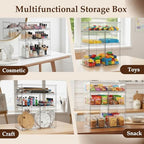 Baby Bottle Organizer 5 Pack Baby Bottle Storage Organizer Clear Bottles - Image 5