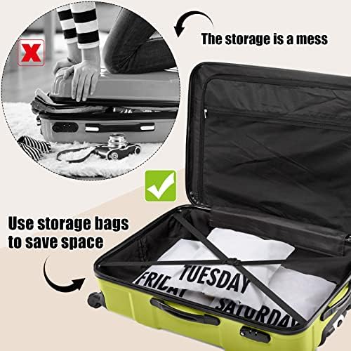 Oudain 14 Pcs Kids Packing Cubes of Week Baby Travel Organizer Pouches - Image 5