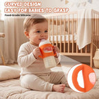 4 Pack Baby Bottle Handles, Silicone Sleeves - Image 2