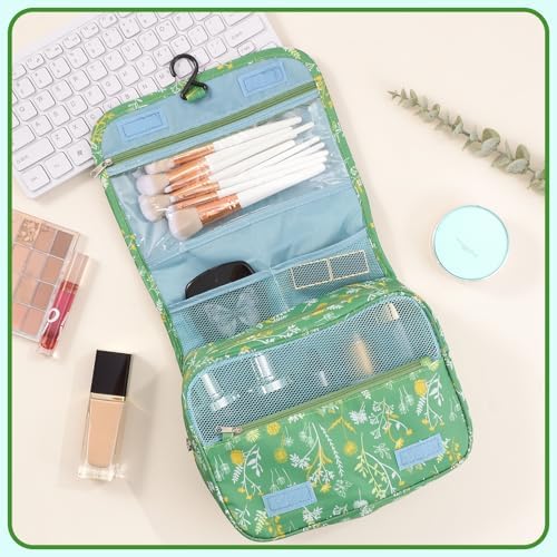 Hanging Toiletry Bag for Women, Portable Cosmetic Summer Beach Bag - Image 6