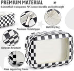 YOPCDJ 3PCS Clear Toiletry Bag, TSA Approved Travel Makeup Pouch - Image 4