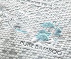 Queen Mattress Protector by PURE BAMBOO, Waterproof, Charcoal Fiber - Image 2
