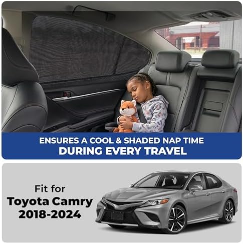 EcoNour Car Window Screen for Toyota Camry 2 Pack - Image 2
