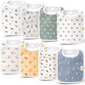 KeaBabies 8-Pack Organic Baby Bibs by KeaBabies
