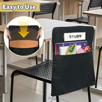 24 Pack Chair Pockets for Classrooms, 16 x 19 inch Pocket Chart Back of Chair - Image 7