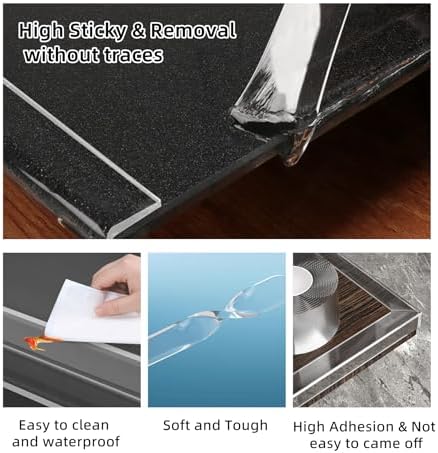 0.8 in x 9.84 FT, Self Adhesive Protective Bumper Guards - Image 6