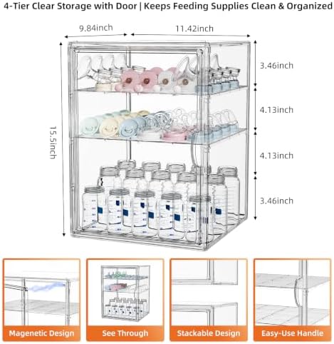 MSHOMEY Baby Bottle Storage Organizer - Image 4