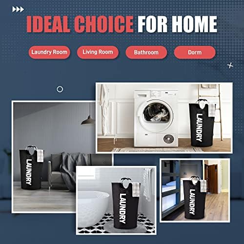 Caroeas 100L Laundry Basket, Large Laundry Hamper, Laundry Bag - Image 5