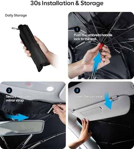 Wigoo Ice-Shield Car Windshield Sun Shade - Image 6