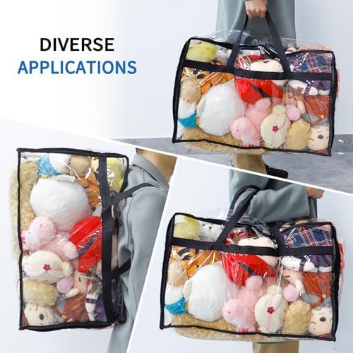 Blanket Storage Bags Extra Large 60L 4 Pack Clothes Organizer - Image 5