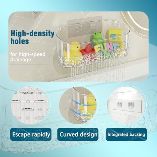 Bath Toy Storage Holder, Bathtub Organizer - Image 2