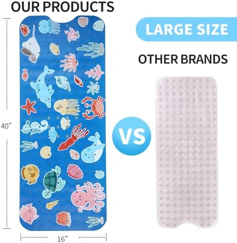 Bath Tub Shower Mat Non Slip Kids Bathtub Mat Anti Slip Baby Bath Mat - Image 3