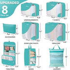 OlarHike Packing Cubes for Travel, Gifts for Women Mom, Anti-Tearing Suitcase - Image 2
