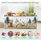 decalsweet Large Toy Box Collapsible Chest Organizer - Image 4