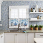 Vandarllin Christmas Gnome Kitchen Curtains and Valances Set, Winter Merry - Image 5