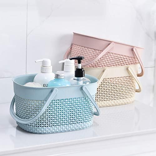 rejomiik 2 Pack Plastic Shower Caddy Basket, Portable Organizer Storage Tote - Image 6