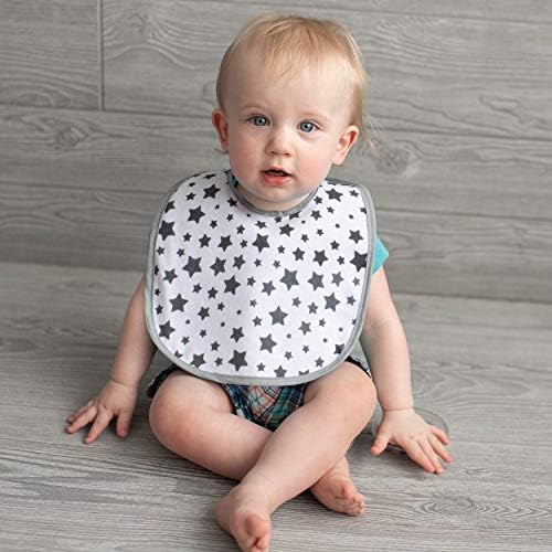Neat Solutions 10 Pack Water Resistant Bib Set Blue/Grey Assorted, 0+ Months - Image 7