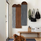3Pcs Macrame Wall Hanging Handmade Boho Decor Yarn Craftsmanship 10"W*40"L - Image 3