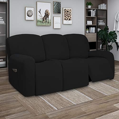 PureFit Super Stretch 3 Seats Recliner Sofa Couch Cover - Image 2