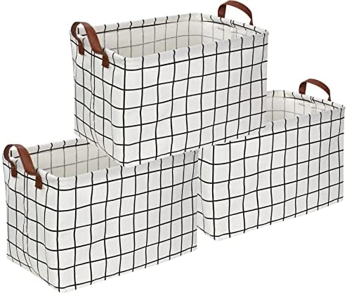 CLOCOR Rectangular Storage Basket, Collapsible Storage Bin, Gift Basket by CLOCOR