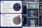 Chaos Cleared Kids Storage Bags – 100% Cotton Canvas Toy & Clothes Organizer - Image 4