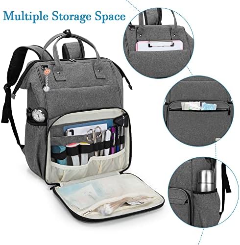 LoDrid Nurse Bag, Heavy Duty Nurse Work Backpack - Image 3