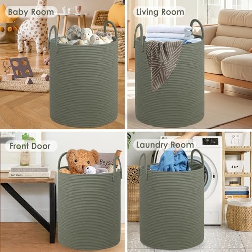 Laundry Basket, Kids Girl Baby Laundry Hamper, Dirty Clothes Hamper, Blanket - Image 3