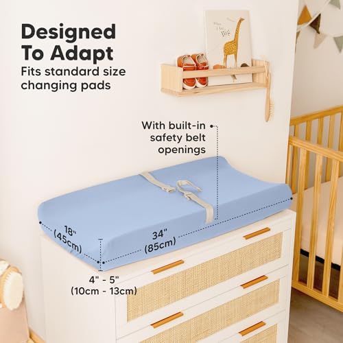 2-Pack Baby Changing Pad Cover for Girl - Image 4