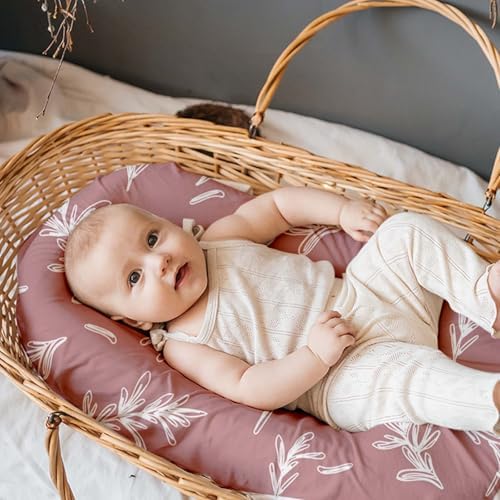 Baby Bassinet Sheets Girl Boy, 3 Pack Fitted Bassinet Sheet - Image 2